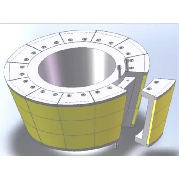 Grinding Roll base fitted with Replaceable Zuper Segment 2