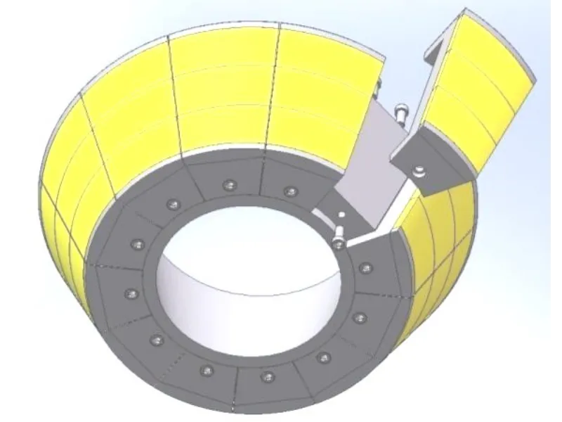 Typical Grinding Roll with Replaceable Zuper Segments 4